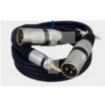 Kabel przyłącze 2x wtyk XLR/wtyk Jack 3.5 stereo MK32/A /7,5m/