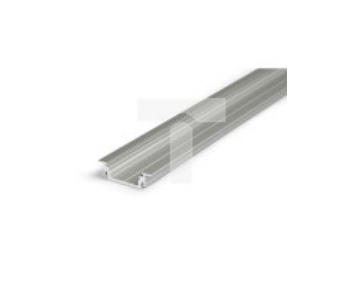 Profil aluminiowy led Groove14 anodowany srebrny wpuszczany do taśmy led 12mm rgbw TOPMET LUX05043 /2m/
