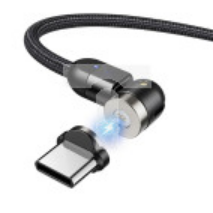 MCE474 Magnetyczny kabel USB z adapterem USB typu C 1 m