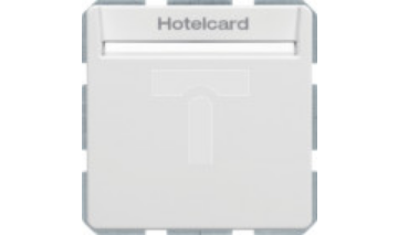 Q.1/Q.3 Łącznik przekaźnikowy na kartę hotelową biały aksamit 16406099