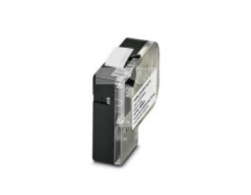 Etykieta termiczna ciągła w kasecie biała z czarnym nadrukiem 12mm MM-EML (EX12)R C1 WH/BK do drukarki THERMOFOX 0803971