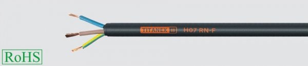 Przewód przemysłowy TITANEX H07RN-F 3G1,5 450/750V 37028T /bębnowy/
