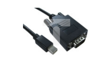 Kabel DisplayPort 2m Męskie Mini DisplayPort to Męski kabel VGA Czarny