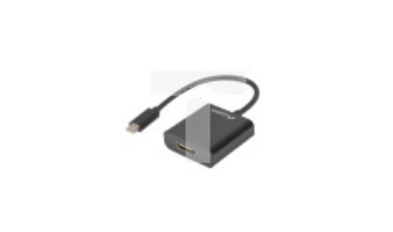 Adapter USB-C 3.1 &amp;gt; HDMI (DisplayPort ALT mode) na kablu 15cm czarny LANBERG