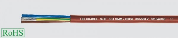 Przewód silikonowy HELUTHERM SiHF 3G1,5 300/500V 23014 /bębnowy/