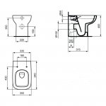 Ideal Standard Ideal Standard i.life A is i.life a miska stojąca rl+ T471901 