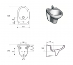 Bidet zawieszany Delfi Cersanit (K11-0018)