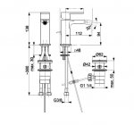 KFA Armatura Dust bateria bidetowa złota połysk 13.8 cm 93832501