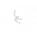 GEDY ATENA WIESZAK 30 CM CHROM 4421/30