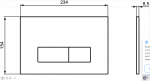 Ideal Standard oleas przycisk spłukujący p2 chrom R0119AA