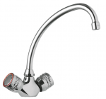 Tres Cocina Bateria dwuuchwytowa kuchenna 123342 Chrom