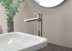 Hansgrohe Logis Jednouchwytowa bateria umywalkowa 240 Fine do umywalek nablatowych z kompletem odpływowym z cięgłem chrom 71257000
