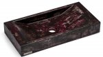  S.V.I.S. Design UMYWALKA 60 CM SIRIUS BASIC - BLACKSMITH, CZARNY I CZERWONY, LAKIER MATOWY