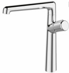 LAVEO PRETTO bateria umywalkowo-zlewozmywakowa wysoka z ruchoma wylewką chrom BAO025D