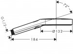 Hansgrohe Rainfinity Słuchawka prysznicowa brąz szczotkowany 26864140