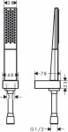 Hansgrohe Rainfinity Zestaw prysznicowy 100 biały matowy 26857700