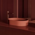 Omnires Contour bateria umywalkowa stojąca miedź szczotkowana CT8012CPB