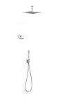 Tres Shower Technology® Zestaw elektronicznej baterii termostatycznej podtynkowej 2-drożnej Shower Technology Blue Edition prysznicowej 09286564