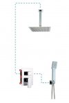 AQG Zestaw prysznicowy podtynkowy Arles EC204 Chrom 19ARLEC20402