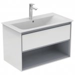 Ideal Standard Connect Air Szafka pod umywalkę 80 cm biały lakier/jasnoszary mat E0827KN
