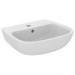 Ideal Standard Esedra Umywalka wisząca 50x41,5 cm z otworem na baterię, z przelewem, biała T280801