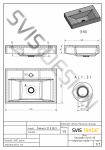  S.V.I.S. Design UMYWALKA 60 CM PYXIS BASIC Z PRZELEWEM, Z OTWOREM NA BATERIĘ - NATURALNY, BEZ DEKORU, BEZ LAKIERU