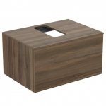 Ideal Standard Adapto Szafka pod umywalkę 70 cm z otworem ciemne drewno U8595FW