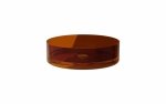 Besco Enya Earth Rust umywalka nablatowa+ maskownica biała UME36ERW