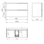 Elita SZAFKA SOHO 100 2S BLACK MATT PDW 168746 / RE011004047160