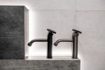 Laveo MURO bateria umywalkowa kolor czarny BAU 722D