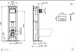 Ideal Standard ProSys Zestaw Stelaż podtynkowy WC + przycisk biały E2332AC