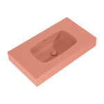 Elita UMYWALKA DIMPLE 80 ścienna MARMUR TERRA PINK MATT 168859 / RE040800026600
