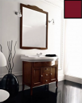 Kerasan Retro Lustro 90x103 cm, rama w kolorze bordowym 734553