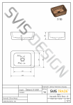 S.V.I.S. Design UMYWALKA 50 CM NOVA BUK LAKIER MATOWY NATURALNY