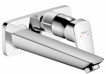 Hansgrohe Logis Jednouchwytowa bateria umywalkowa z wylewką 19,5 cm, ścienna, podtynkowa chrom 71220000