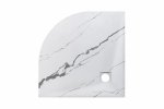 Besco Vexo Marble brodzik półokrągły 90 VM9090P
