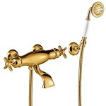 TRES CLASIC Bateria termostatyczna naścienna wannowa i prysznicowa 24217409OR