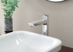 Hansgrohe Logis Jednouchwytowa bateria umywalkowa 190 z kompletem odpływowym z cięgłem chrom 71090000