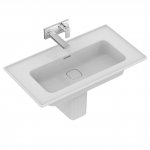 Ideal Standard Strada II Umywalka wisząca lub meblowa 84x46 cm bez otworów na baterię, biała T363401