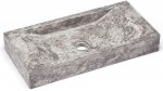 S.V.I.S. Design UMYWALKA 60 CM SIRIUS BASIC - FUZZY, SZARY, LAKIER MATOWY