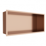 Balneo WALL-BOX Copper Gold Półka wnękowa ze stali nierdzewnej miedziana 45x20x10 cm B0101040310-2