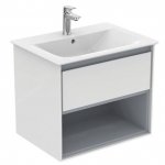 Ideal Standard Connect Air Szafka pod umywalkę 60 cm biały lakier/jasnoszary mat E0826KN