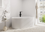 Hansgrohe Tecturis E Jednouchwytowa bateria wannowa wolnostojąca czarny mat 73445670