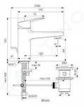 Ideal Standard Ceraplan Bateria umywalkowa z korkiem chrom BD232AA
