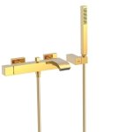Tres CUADRO Bateria jednouchwytowa ścienna wannowa i prysznicowa-0071700203OR