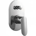 Laveo APPIA Bateria natryskowa podtynkowa jednouchwytowa chrom BLP00PD
