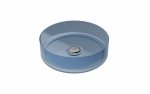 Besco Enya Ocean Breeze umywalka nablatowa + maskownica biała UME36OBW