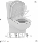 Ideal Standard Esedra Miska WC kompakt stojąca 36,5x66,5 cm, biała T282001