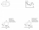 Catalano SFERA 55 zieleń mat bidet podwieszany 1BSF54VS