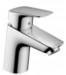 Hansgrohe Logis Jednouchwytowa bateria umywalkowa 70 z kompletem odpływowym Push-Open chrom 71077000